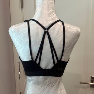 Calia focus fixed cup bra in caviar size M